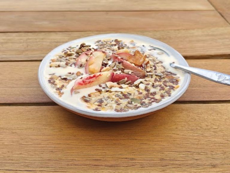 High protein muesli custards