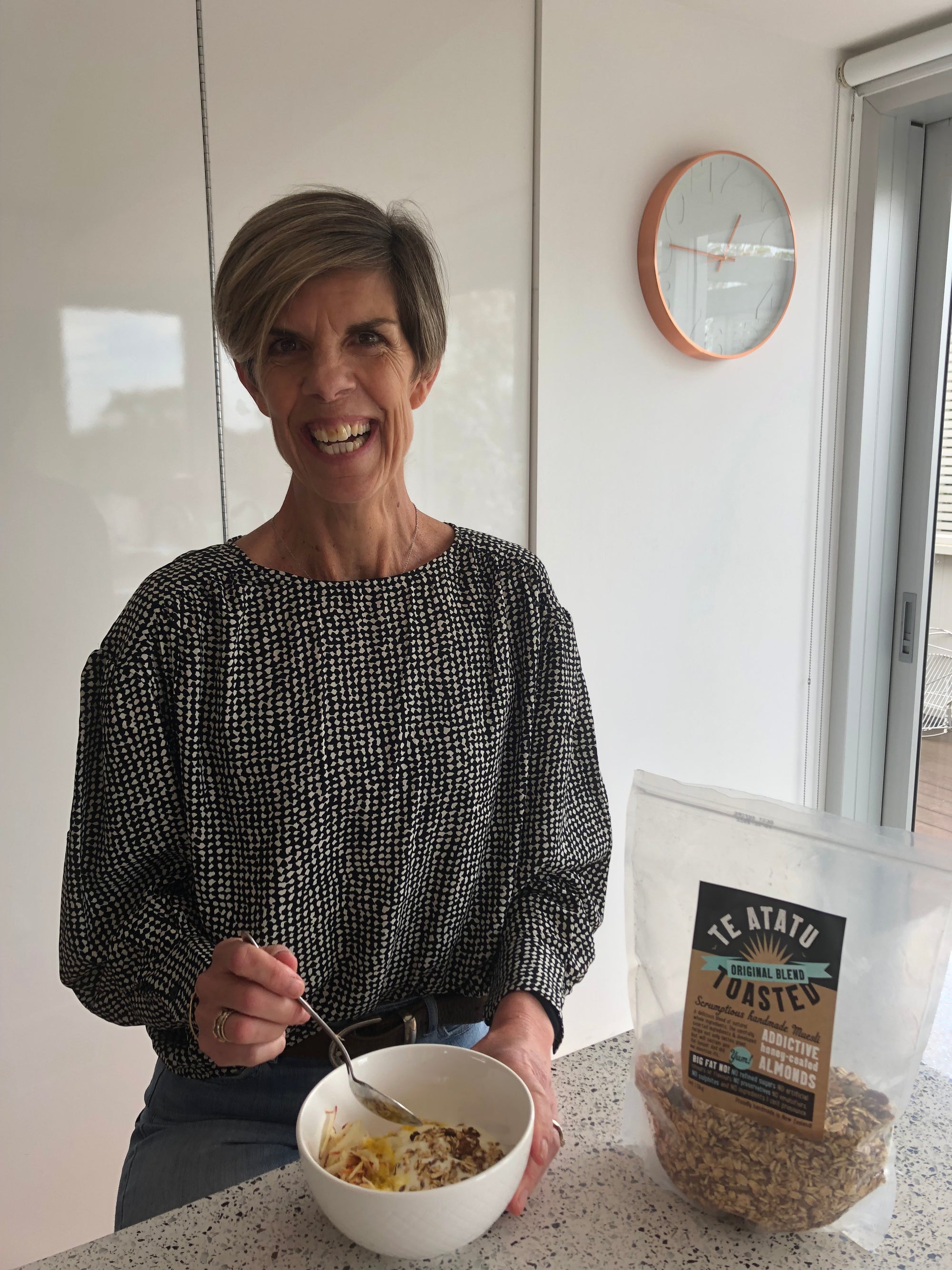 Tara loves the Original Blend because it is a natural low sugar muesli made with local ingredients