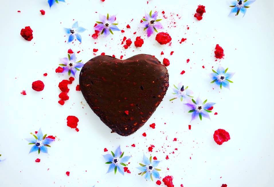Happy Valentines Coco Crunchie chocolate heart