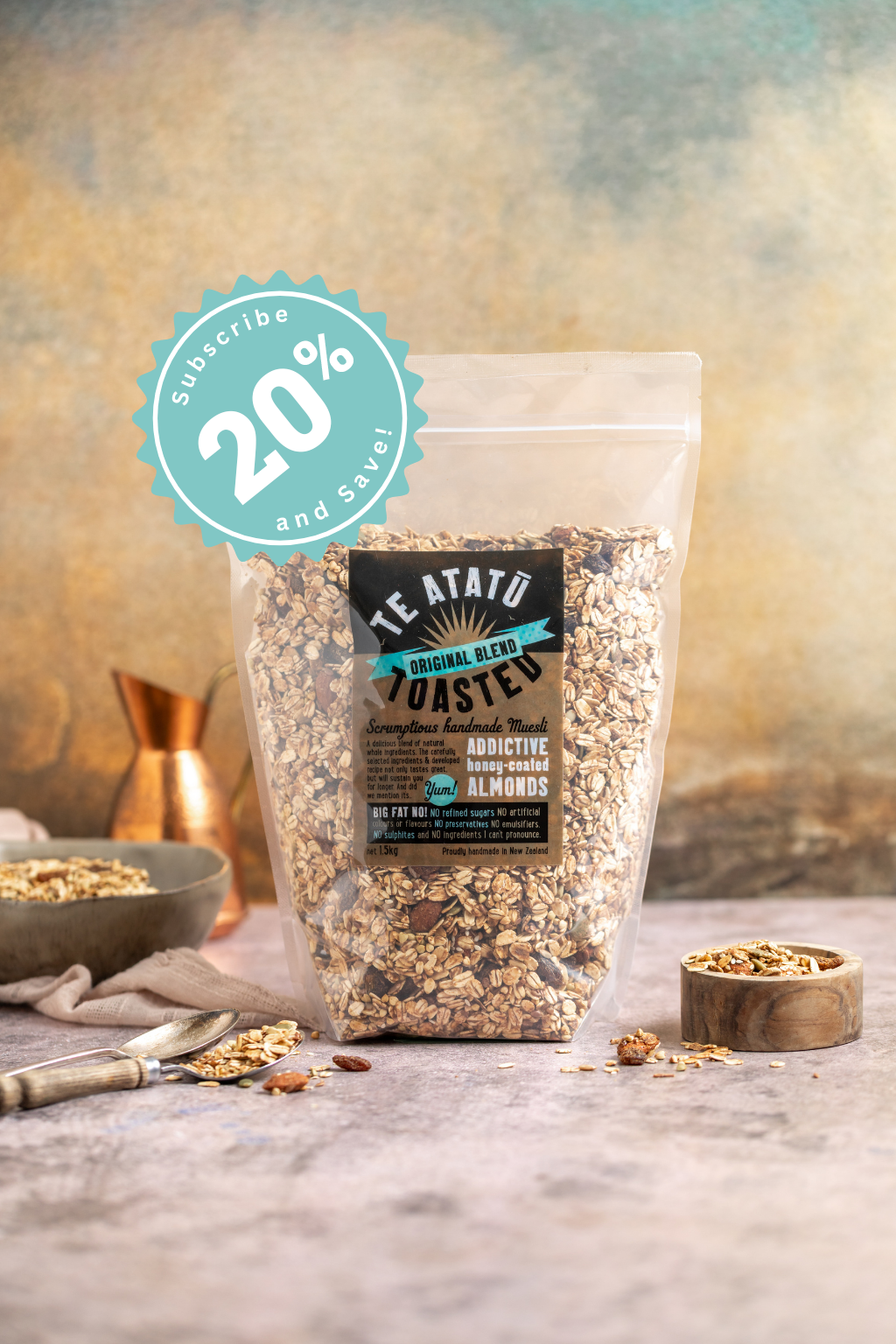 1.5kg Lifestyle Bag Original Blend Muesli